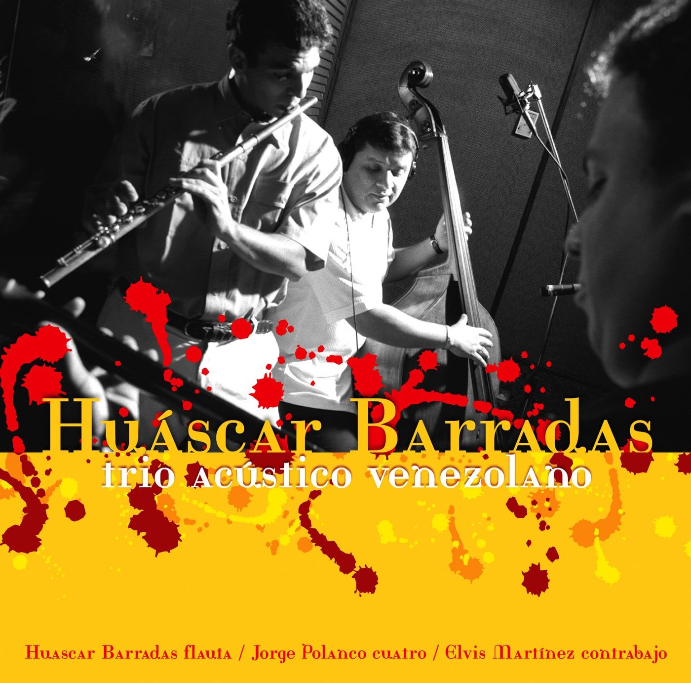 Cartel de muestra del concierto, con el arte del disco Trío Acústico Venezolano II.